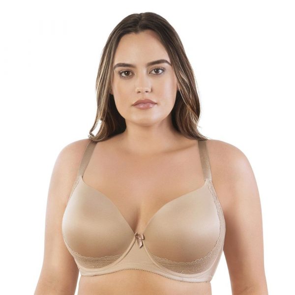 Casey Moulded Plunge Bra Bare